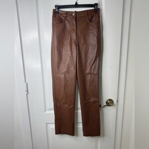 Aritzia Wilfred Melina Vegan Faux Leather Pant